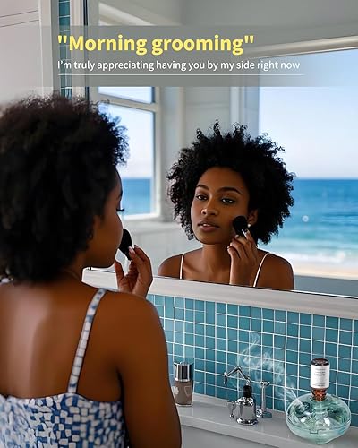 Miniatura 5 de Difusor sin agua con 12 aceites de fragancia de hotel, difusor nebulizador a pilas para el hogar, mezcla de aceites esenciales de lujo inspirada