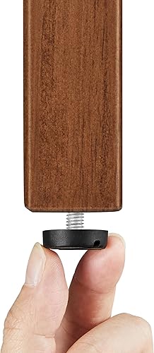 Miniatura 9 de Topeakmart Silla decorativa para sala de estar, silla de ocio de mediados de siglo con marco de madera, silla de barril moderna para sala de estar,