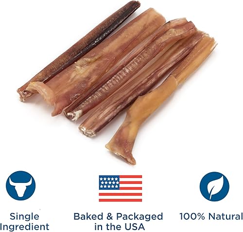 Miniatura 3 de Best Bully Sticks- Palitos de carne seca totalmente naturales golosinas pperros 4-8 pulg  Sin granosun solo ingrediente100 carne de res alimentada a