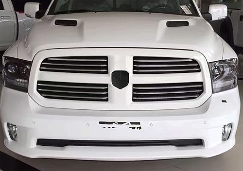 Miniatura 8 de HHLOU Blue Line - Emblema de bandera estadounidense para modelos de repuesto de rejilla frontal RAM  1500 2006-20182500 2009-20183500 2007-2018