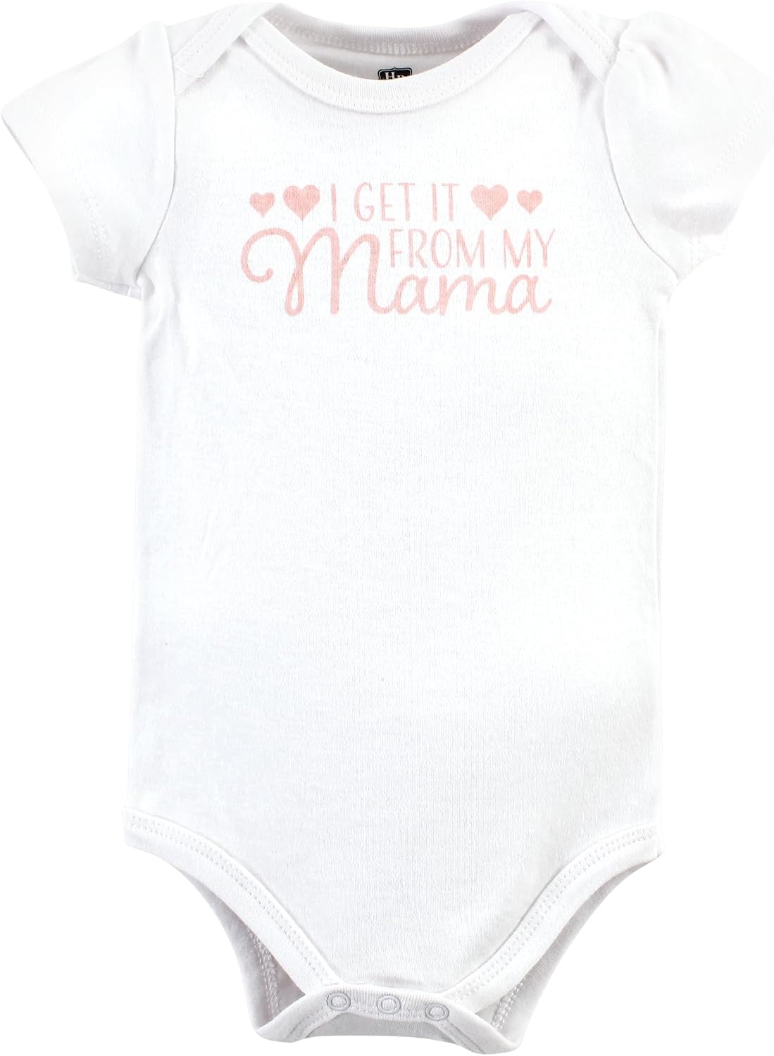 Hudson Baby Baby Girls' 3pc Cotton Bodysuits image 5