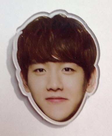 Amazon ベッキョン Exo エクソ 顔 バッヂ グッズ アイドル 芸能人グッズ 通販