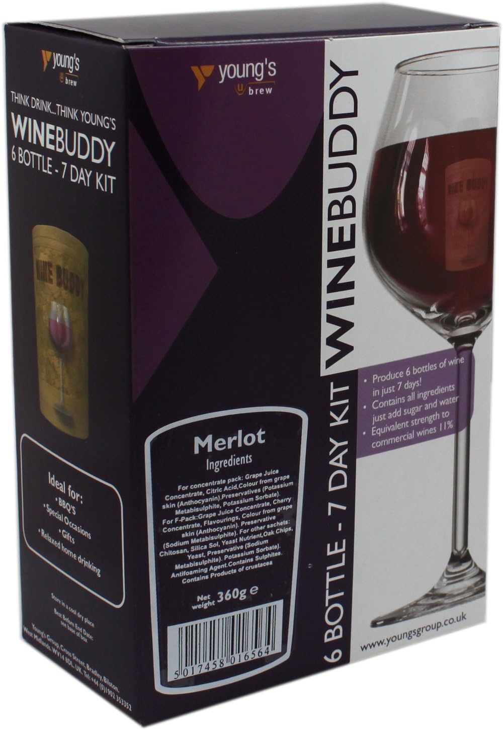 Wine Buddy/Youngs 6 Bottle Merlot