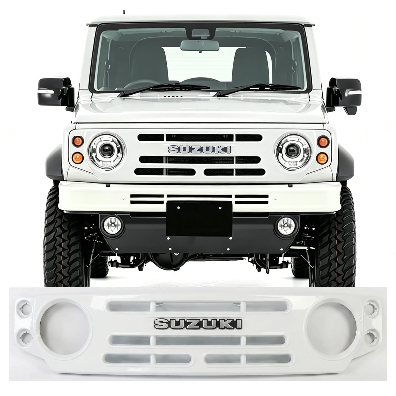 Amazon.co.jp: ApexGo 新型ジムニーJB64 JB74 JC74専用 フロントグリル
