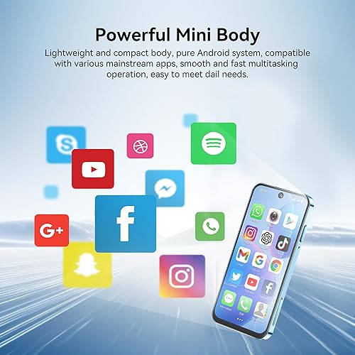 Miniatura 6 de 3G Mini Smartphone Sistema Android desbloqueado Pantalla táctil HD de 3.88 pulgadas, Mini teléfono Cámaras Dual SIM Móvil compacto Adecuado para