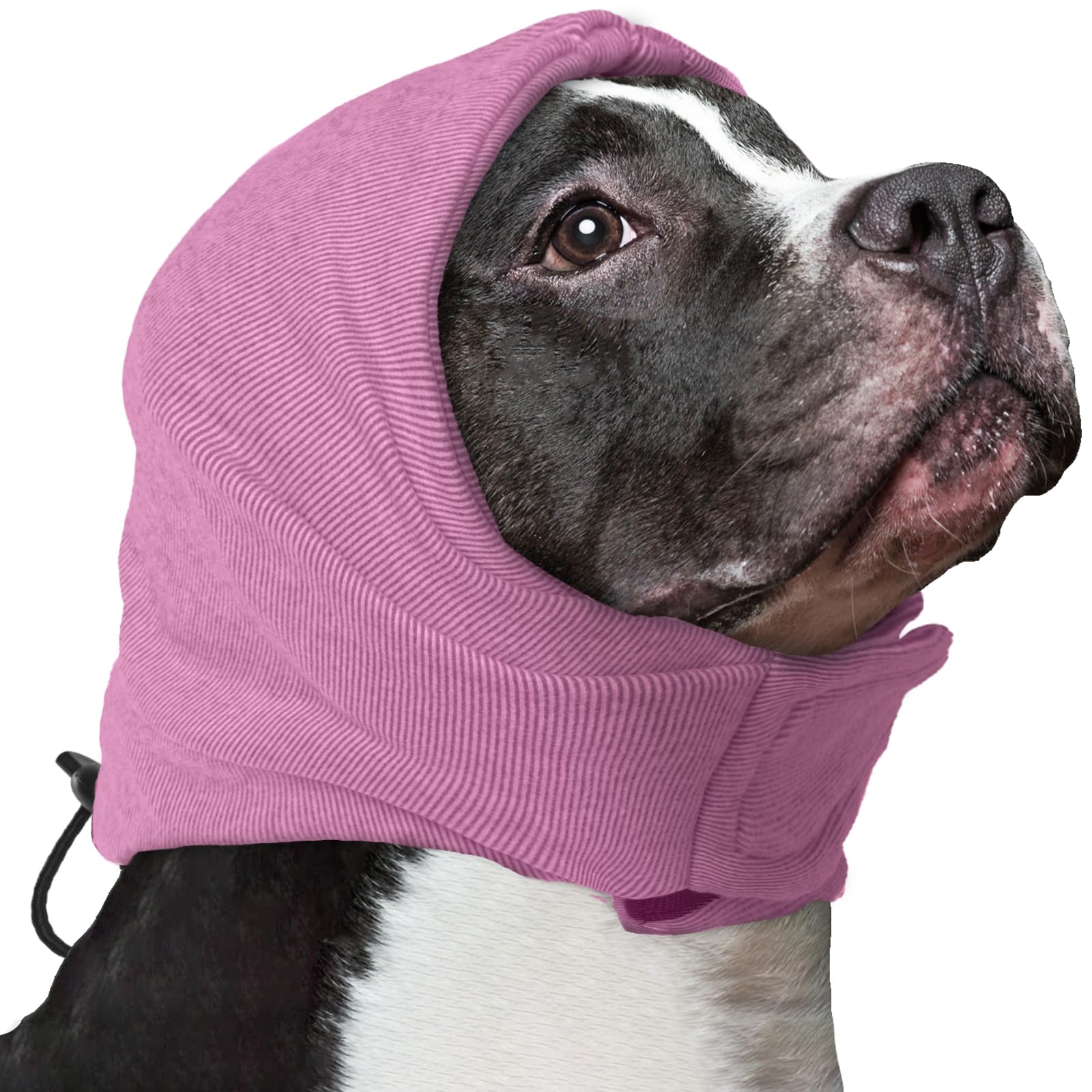 Nanaki Soft Dog Calming Hoodie Anxiety Relief Dog Ear Muffs Noise Protection Dog Ear Wrap Hematoma Fireworks Dog Ear Cover for Bath Blow Drying Dog