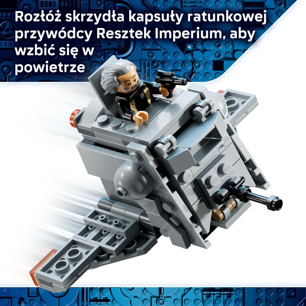 LEGO Star Wars AT-AT Resztek Imperium i INT-4 75454 | Maszyna krocząca, zabawka dla 10-latka, prezent Star Wars dla dzieci, model do ekspozycji, 1453 elementy