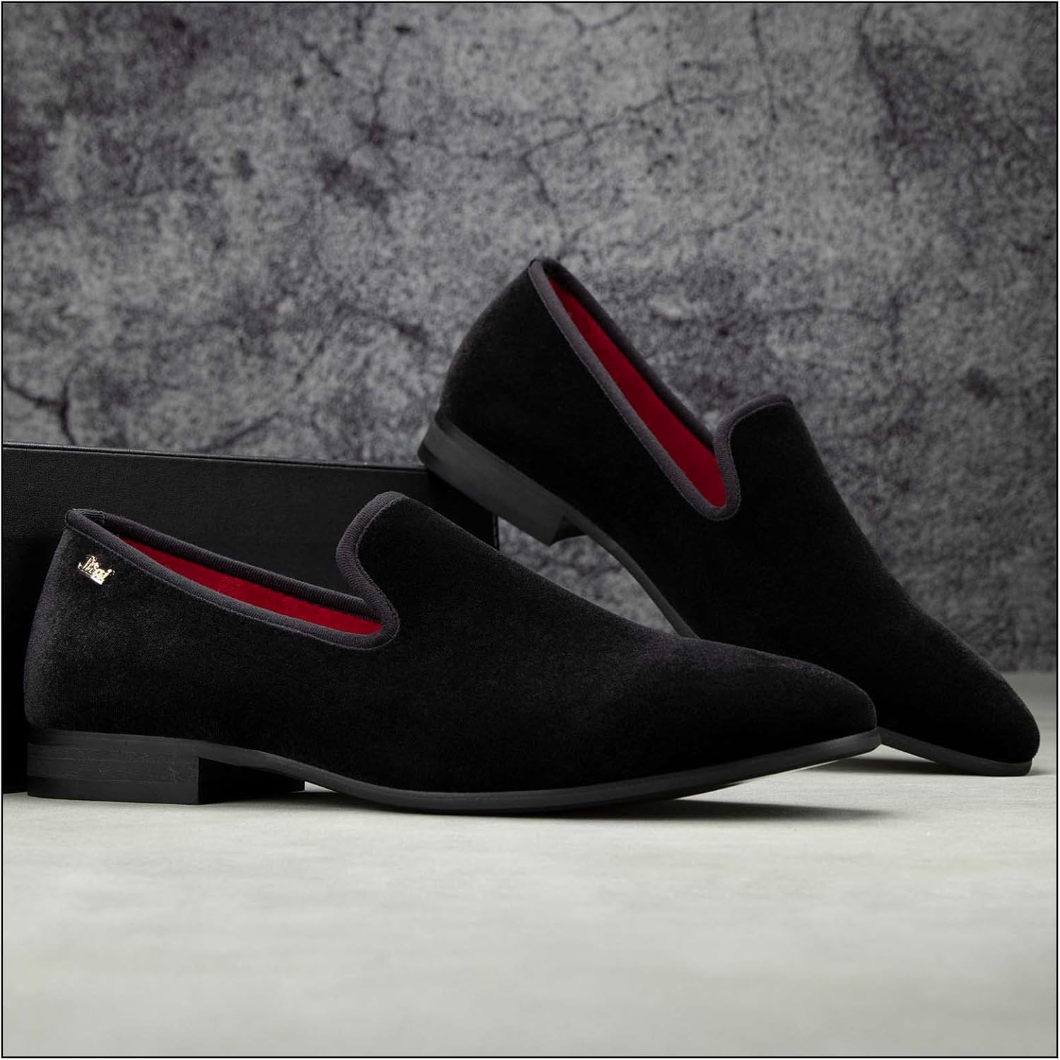 JITAI Men Loafers Slip-On Shoes for Men Fashion Dress Shoes Tuxedo Shoes - Image 3