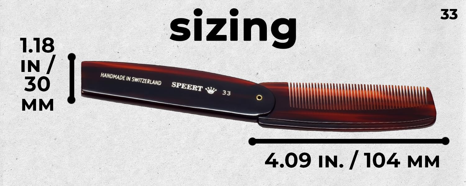 Amazon | Speert #33 アセテート べっ甲 ヘアドレッシング コーム