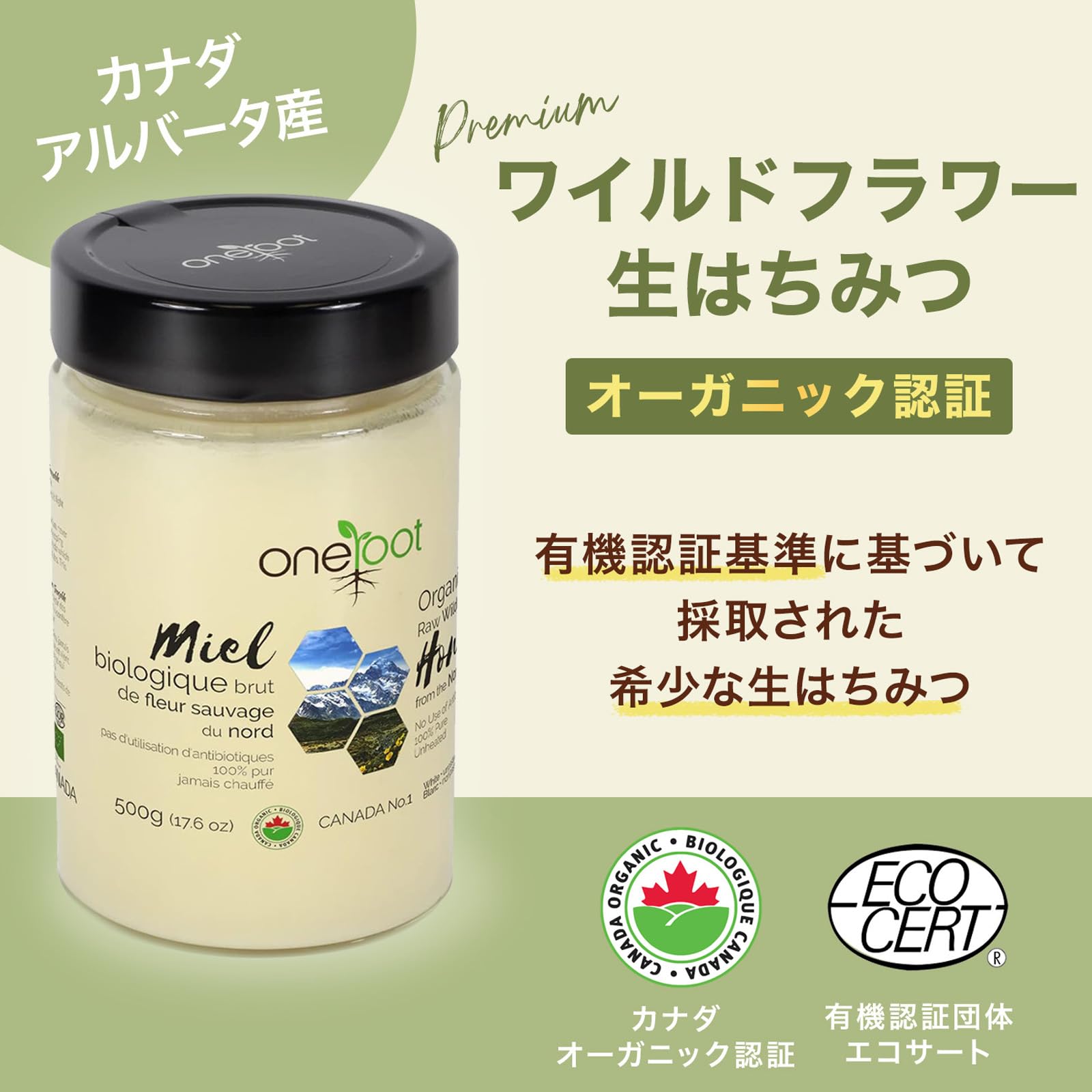 【再入荷　残りわずか】HTQ 蜂蜜　ワイルドフラワー　1kg HTQ ワイルドフラワー Wild Flower 1kg | おいしい糖質Wellness Honey