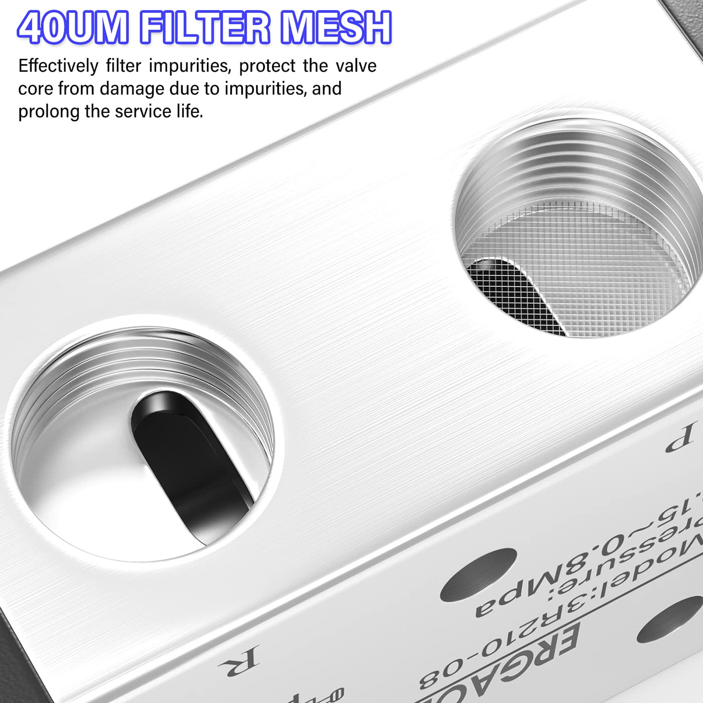 1/4 Zoll NPT 5 Wege 3 Positionen Lufthandhebelventil Pneumatisches Magnetventil Manuelle Steuerung Push Pull 4h230c 08 85528080