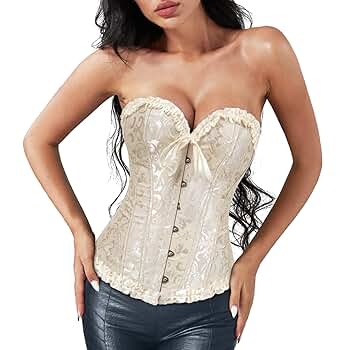 V*様 melt the lady lace up corset tops Amazon.com: Allegra K Women's Corset Tops Lace Up Shapewear