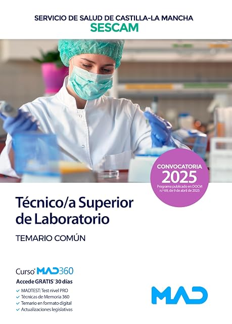 Portada de Técnico/a Superior de Laboratorio del Servicio de Salud de Castilla-La