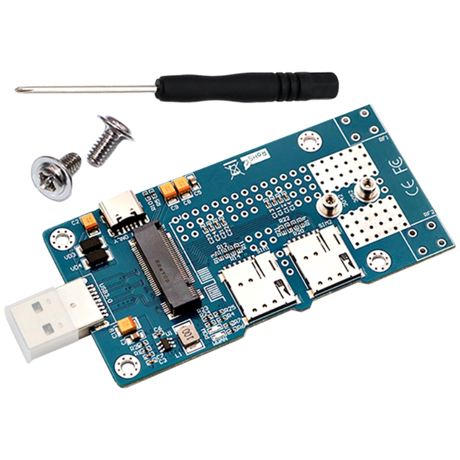 Adaptador USB3.0 con tarjeta doble 3G / 4G módulo de expansión adecuado para computadora de escritorio fuente de alimentación externa adaptador USB
