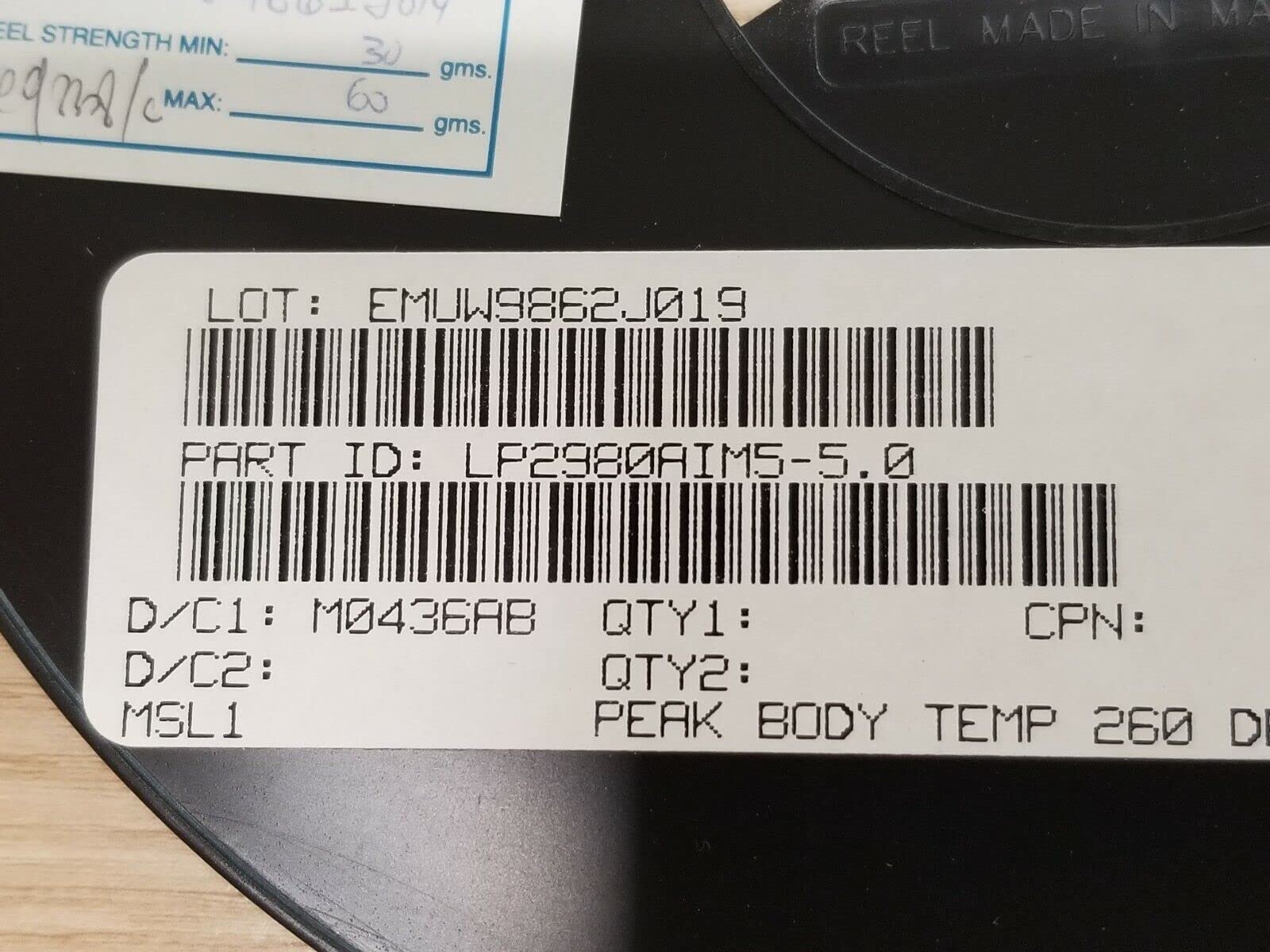 (25 PC) LP2980AIM5-5.0, NSC, US Stock*