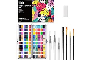100 Watercolor Paint Set for Unlimited Artistic Expression