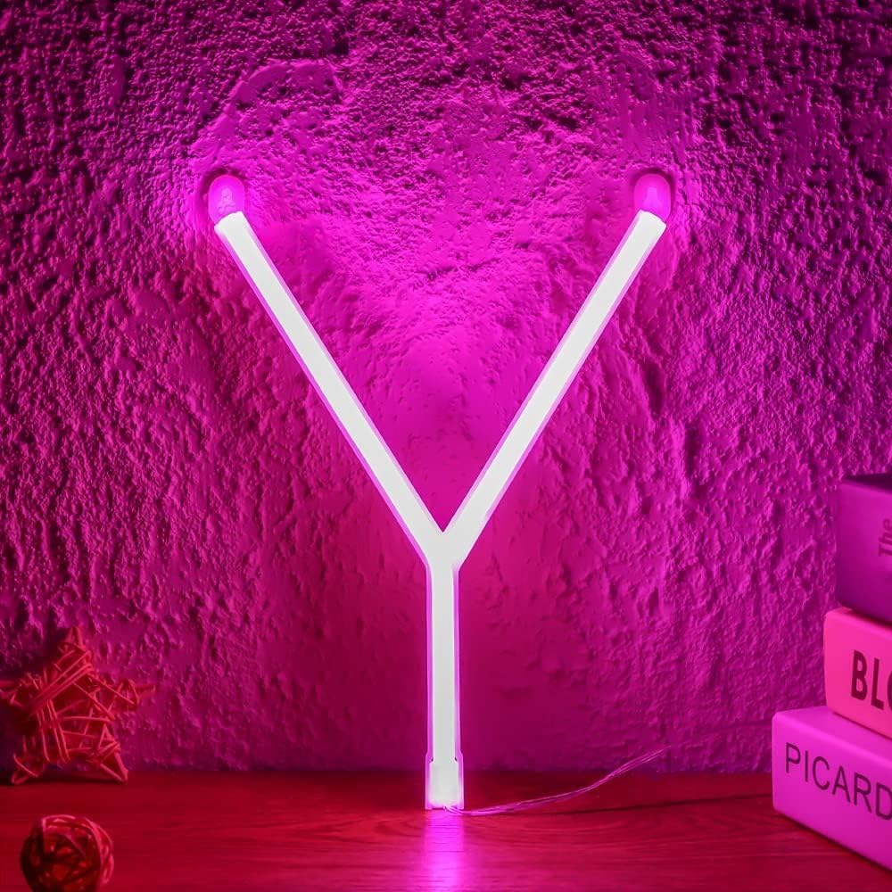 LED Marquee Letter Lights, Light Up Letters Glitter Alphabet Letter Sign Battery Powered for Night Light Birthday Party Wedding Girls Gifts Home Bar Christmas Decoration — image 1