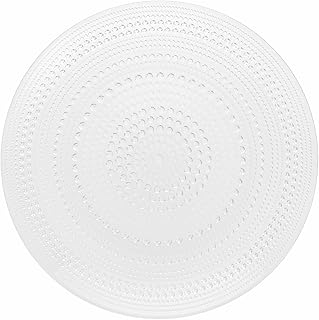 Fortessa Jupiter Hobnail Glass, 10.5" Dinner Plate (Set of 4), Clear