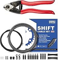 Vista 1 de corki Juego de carcasa de cable de cambio de bicicleta universal y paquete de cortador de cables de bicicleta