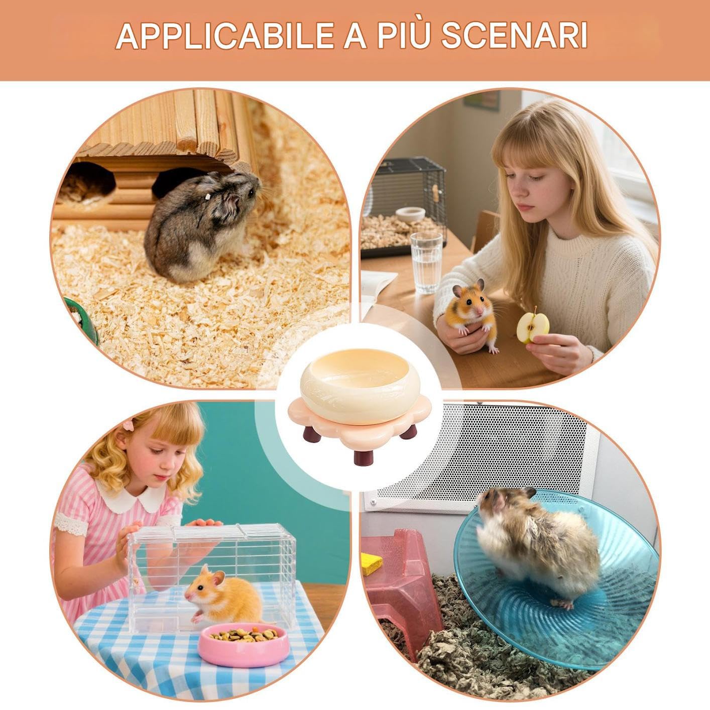 Hamster Wassernapf Bissfester Futterbehälter Für Kleintiere