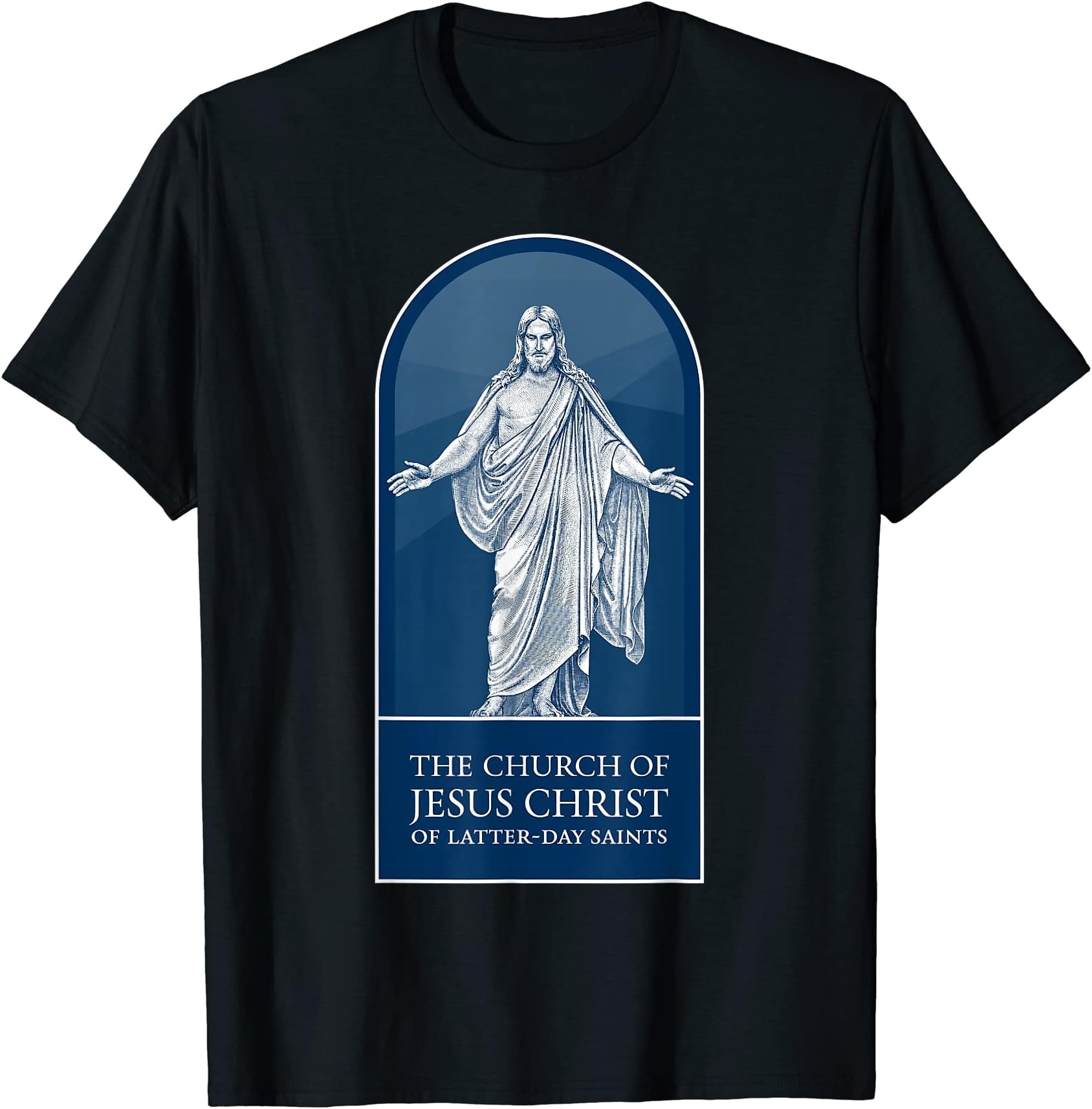 The Church of Jesus Christ of Latter-day SaintsMormon LDS Church of Jesus Christ of Latter-day Saints, Blue T-Shirt