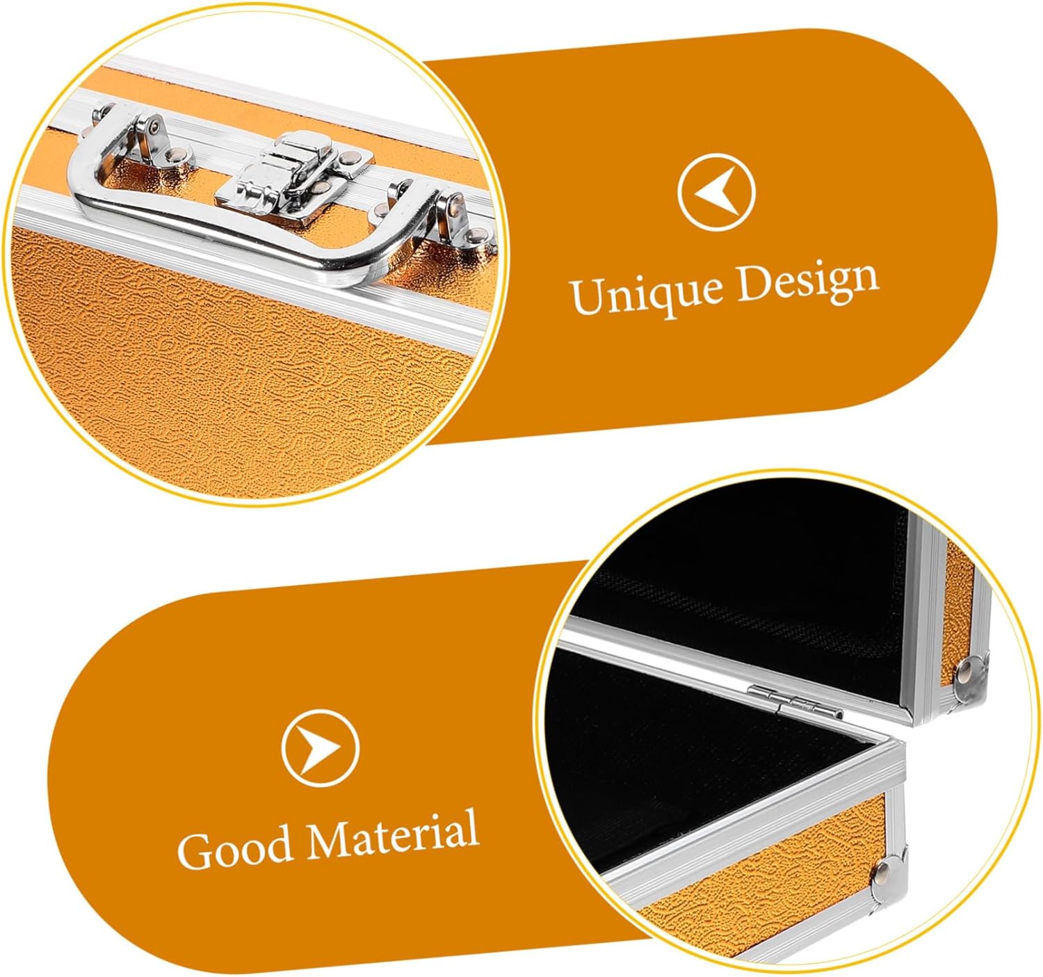 Portable Cosmetic Organizer Box for Manicure Tools Capacity Storage Case for Wax Removal Tools Durable Convenient Handheld Design