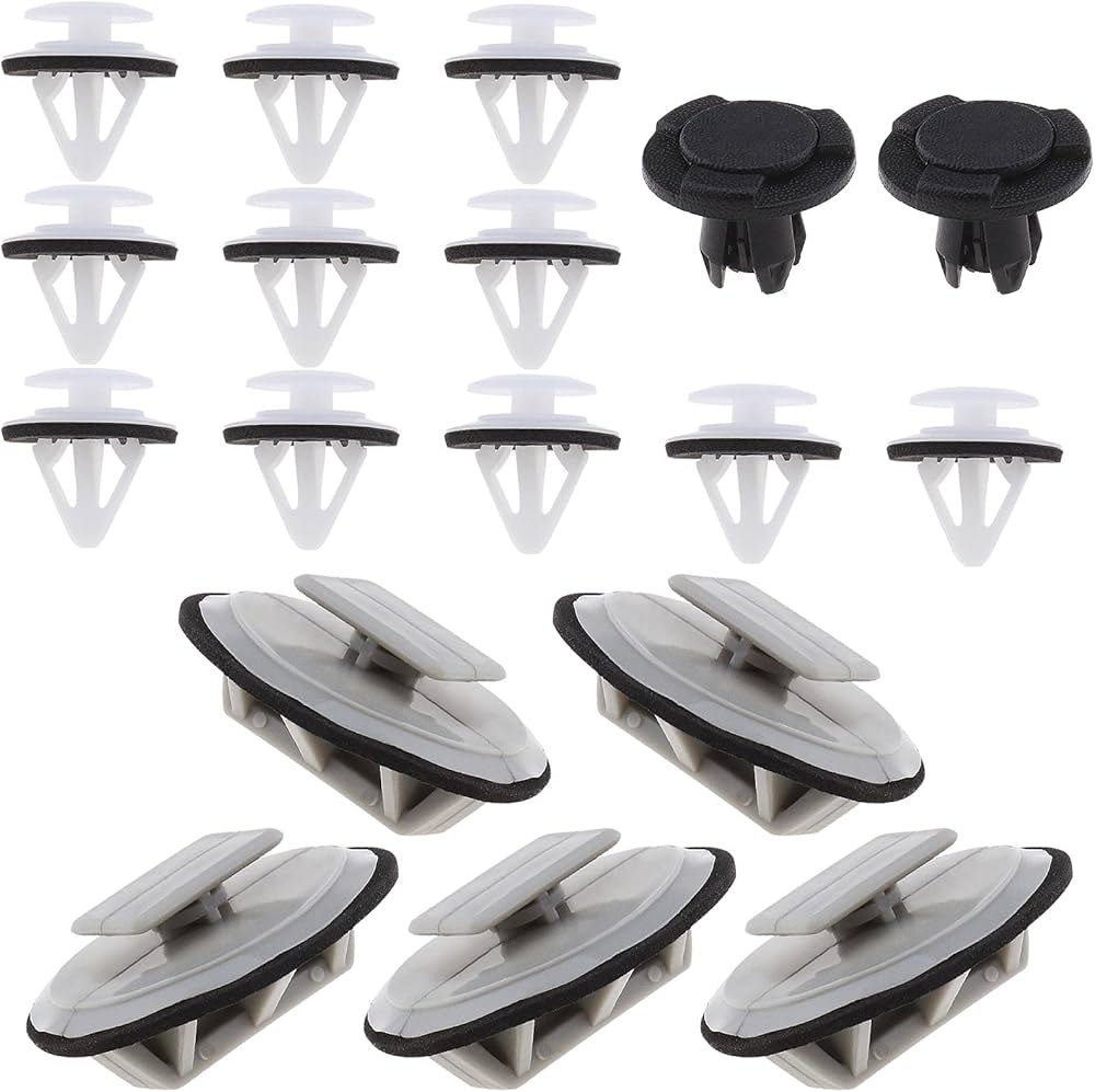 Amazon.com: SING F LTD 1 Full Set of Plastic Trim Clip Fittings