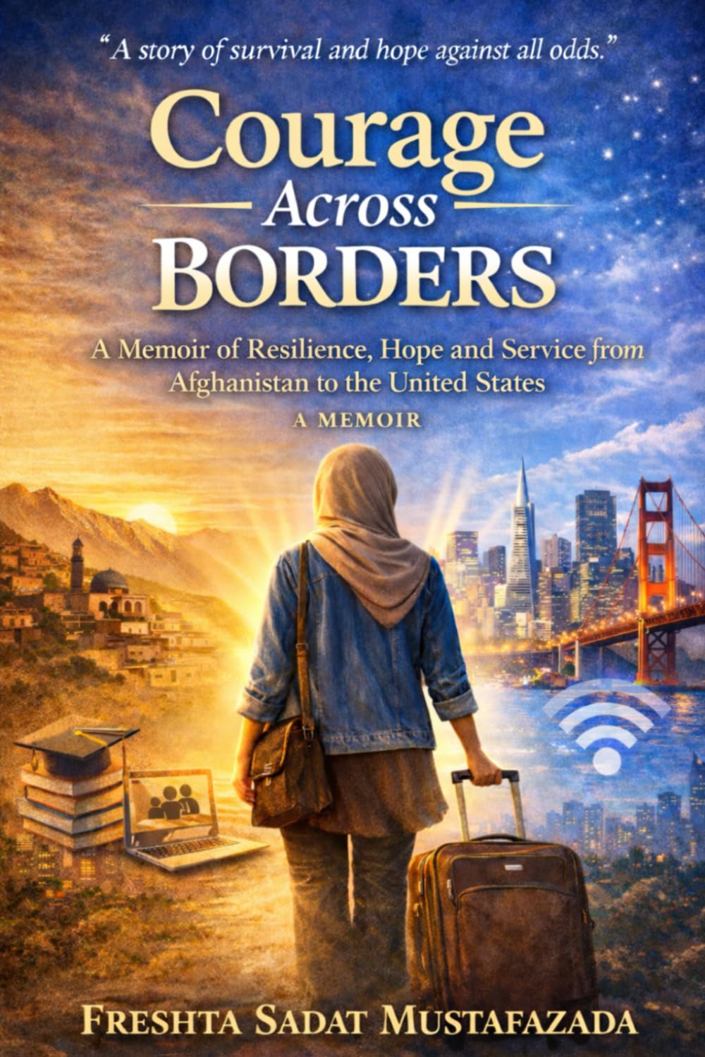 Courage Across Borders: A Memoir of Resilience, Hope and Service from Afghanistan to the United States