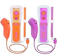 Vista 15 de Doueuain Wired Controller for PS2, 2 Pack Gamepad Remote Double Shock Compatible with Play station 2, with 1.8M Cable（Clear Red and Clear Blue）