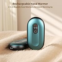 Vista 15 de coldSky Hand Warmers Rechargeable 2 Pack, Magnetic Electric Hand Warmer with Digital Display, Reusable Handwarmers Heat Up to 140℉, Portable Pocket