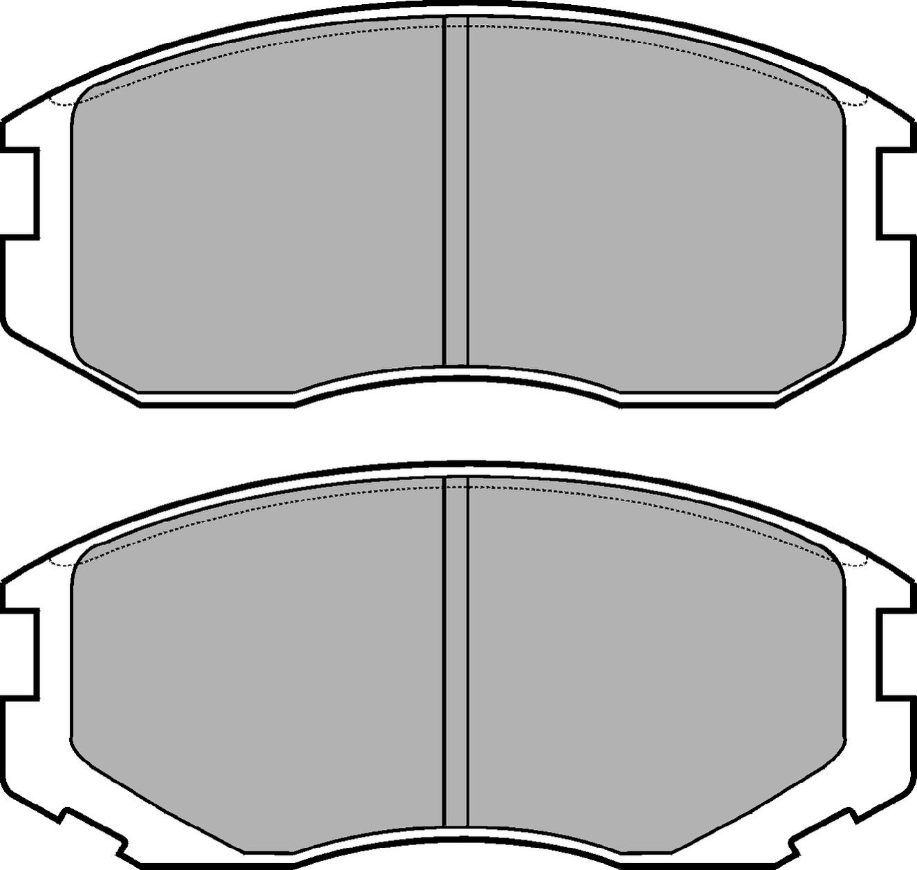Delphi Kit Pastiglie Freni Con Segnalatore Acustico Usura Con Accessori LP1594-image