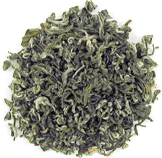 English Tea Store White Monkey Paw Green Tea - 8oz| Loose Leaf Chinese Green Tea | Delicate Hand-Plucked Buds and Leaves | Wuyi Mountain Origin | Light Flavor Profile | 8oz Bulk Pouch