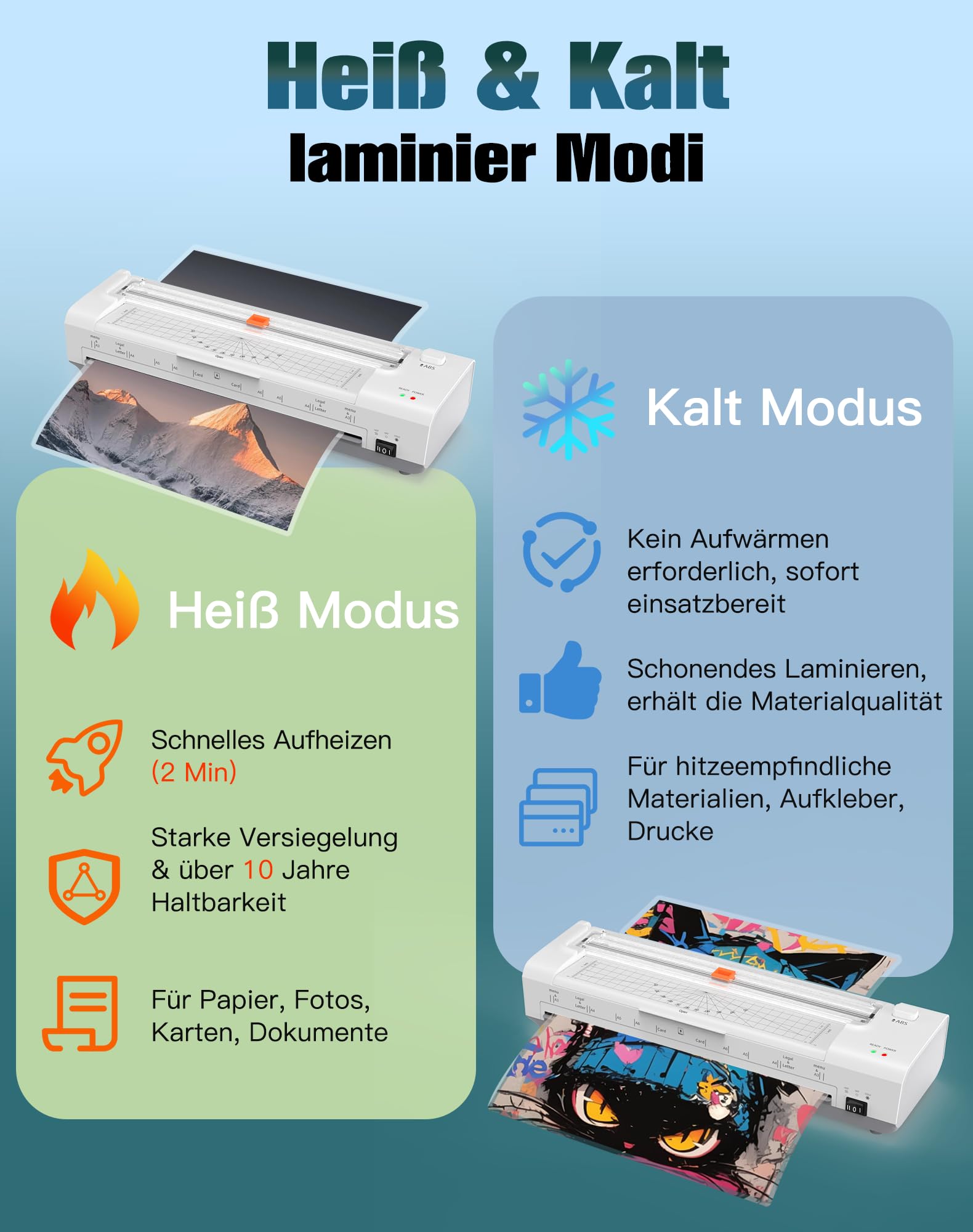 Plastificatrice A3 da 13 pollici con inserimento automatico della carta, A3, laminazione a caldo e a freddo, 20 pellicole per laminazione, set 10 in 1 con taglierino, trimmer e taglierina per angoli