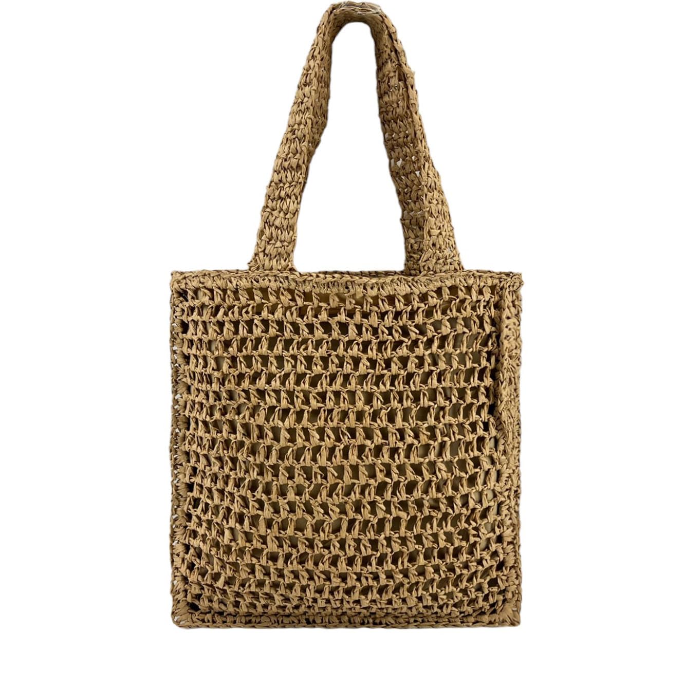 MODELISA Bolso De Hombro Tote Grande Rafia Paja Playa Mujer