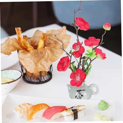 Miniatura 5 de OSALADI 2 piezas de decoración de platos de columpio chinos decoración de tartas adornos de sushi restaurante decoración de escritorio sushi