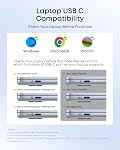 Anker USB C Hub, 5-in-1 USBC to HDMI Splitter with 4K Display, 1 x Powered USB-C 5Gbps & 2×Powered USB-A 3.0 5Gbps Data Ports for MacBook Pro, MacBook Air, Dell and More