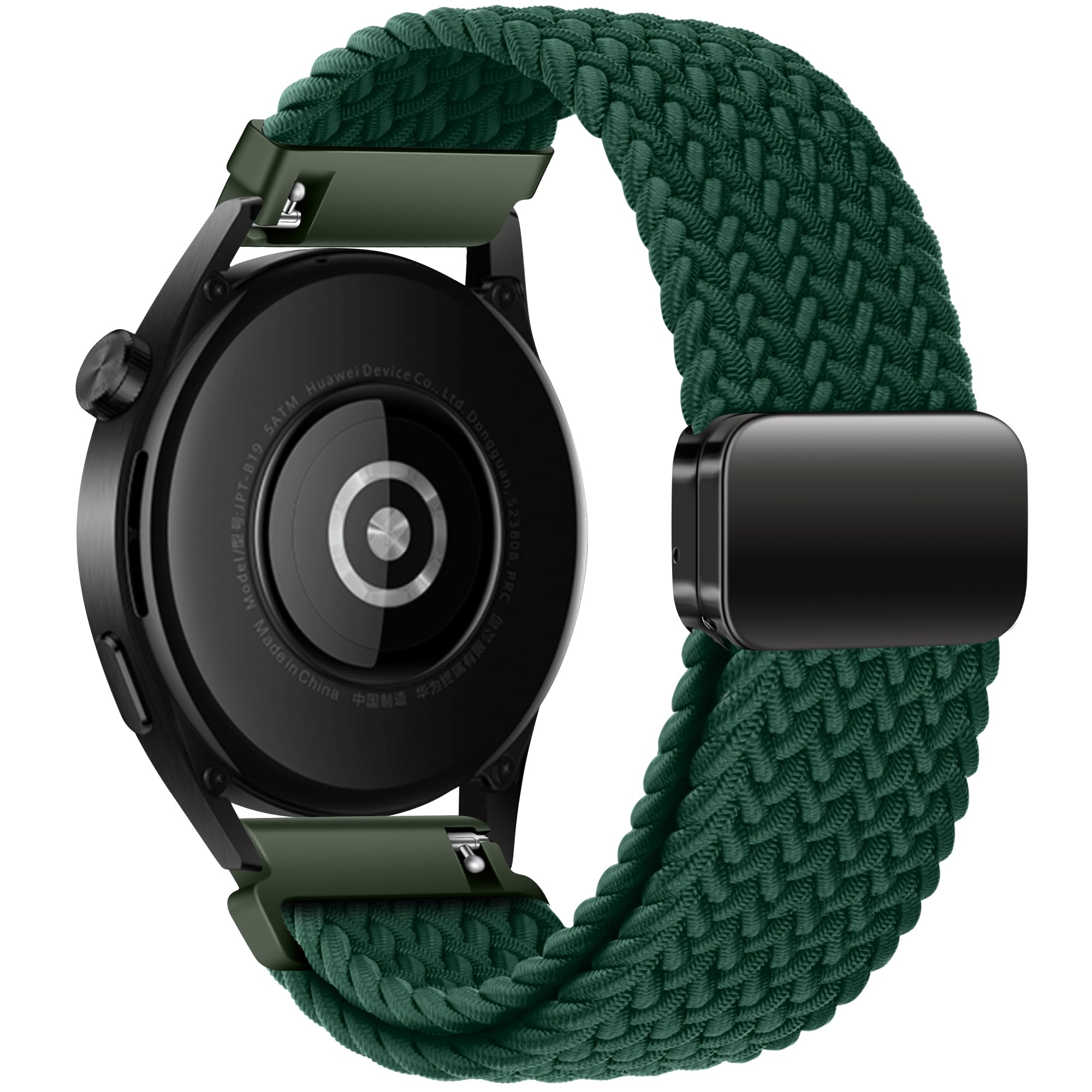 Mazoft Braided Sport Band Compatible with Samsung Galaxy Watch Band 7/FE/6/5/4/3 & Watch 5 Pro & 6/4 Classic &Gear S3/S2, 20mm & 22mm watch band for