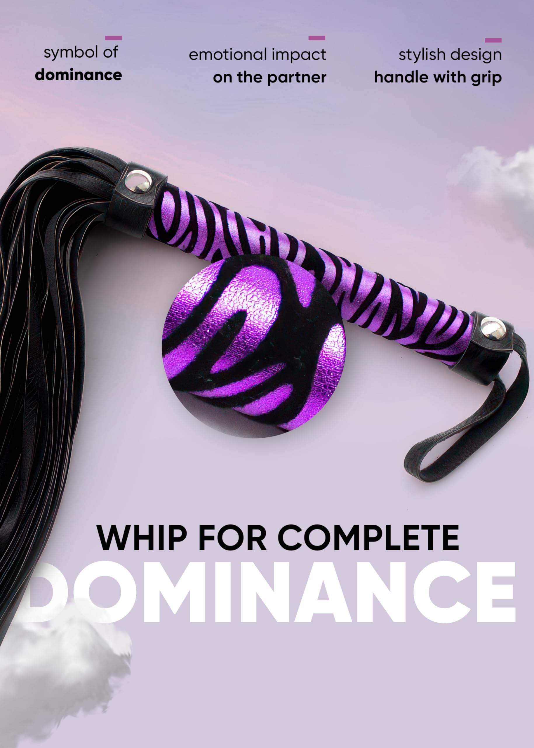 Whip Purple Faux Whip Equestrian Cosplay Whip Red Riding Whip Training Whip Flogger Horse Adult Whip