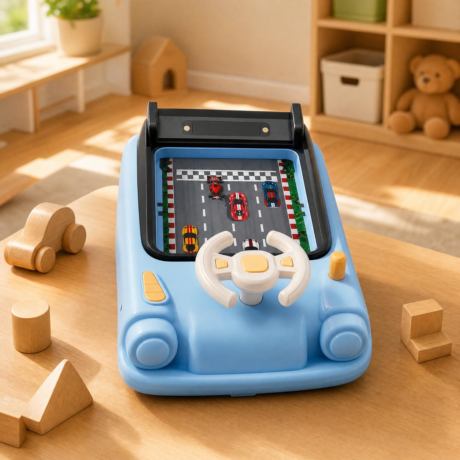 Gioco con Macchina Giocattolo | Interattivo, Simulat di Guida Giocattolo, Semplice, Pista da Tavolo , , Stile A