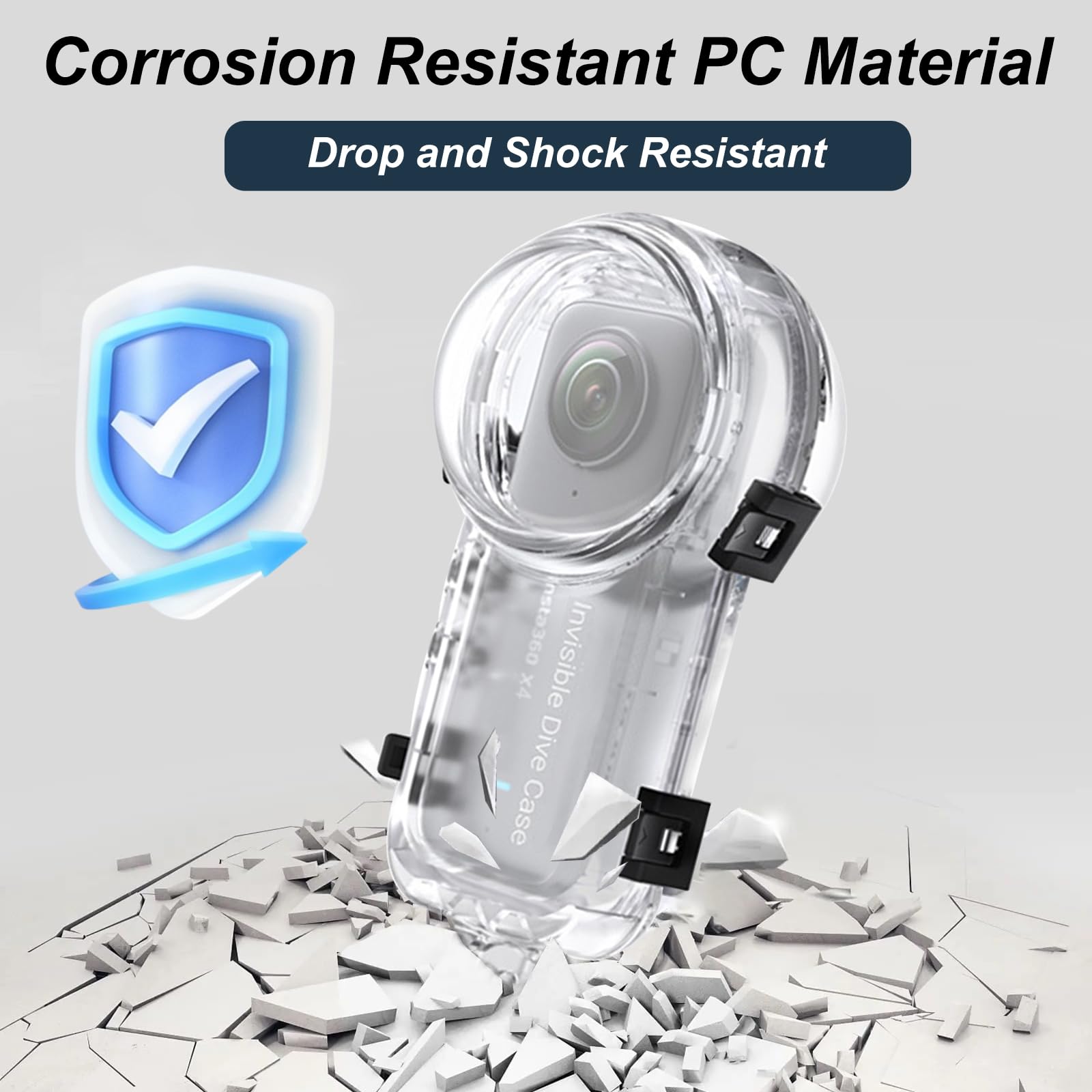 Insta 360 Go Funda De Buceo Para Insta 360 X4, Funda Carcasa