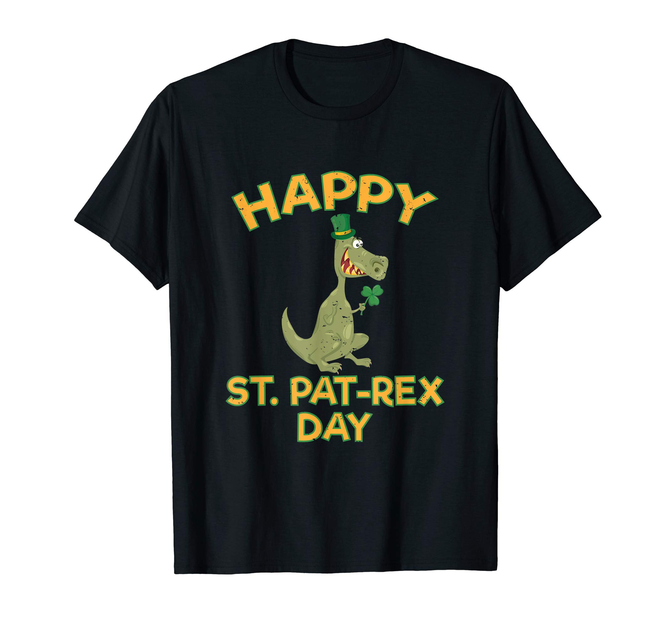 Saint Patrick's Day Funny Dinosaur St. Pat Rex Irish Pun T-Shirt