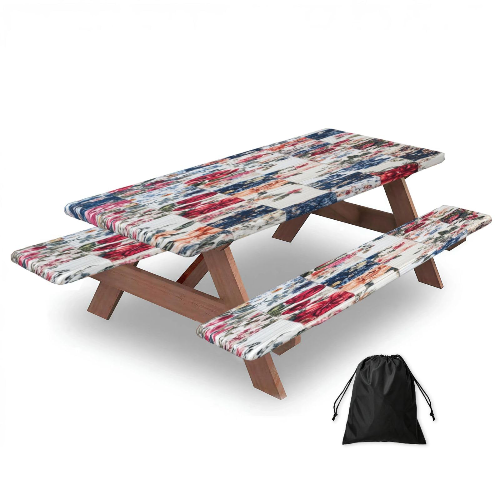 Mantel de tela para mesa de picnic y terraza ideal para almuerzos familiares