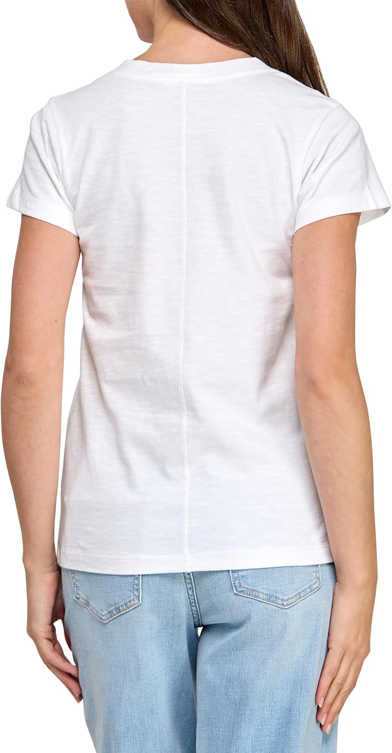 GREEN VOYAGE Women's GOTS Certified 100% Organic Cotton Slub Crewneck T Shirt Short Sleeve Tee Tops - Image 6