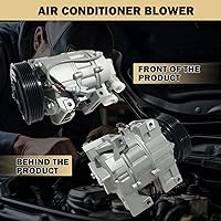 Vista 21 de Compresor de aire acondicionado AC para Ford Police Interceptor Utility 2013-2015, Ford Explorer 2011-2015, con embrague de A/C, compresor de CA