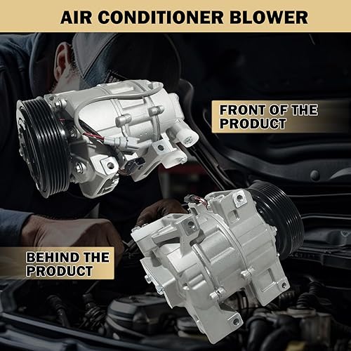 Miniatura 21 de Compresor de aire acondicionado AC para Ford Police Interceptor Utility 2013-2015, Ford Explorer 2011-2015, con embrague de A/C, compresor de CA