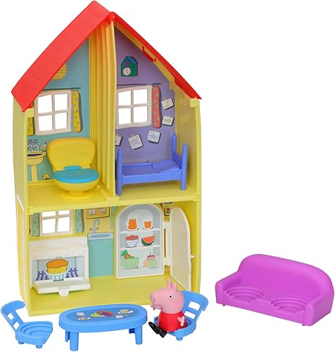 Miniatura 2 de Peppa Pig Peppa's Adventures Family House Playset, incluye figura y 6 accesorios divertidos, juguete preescolar para edades de 3 años en adelante