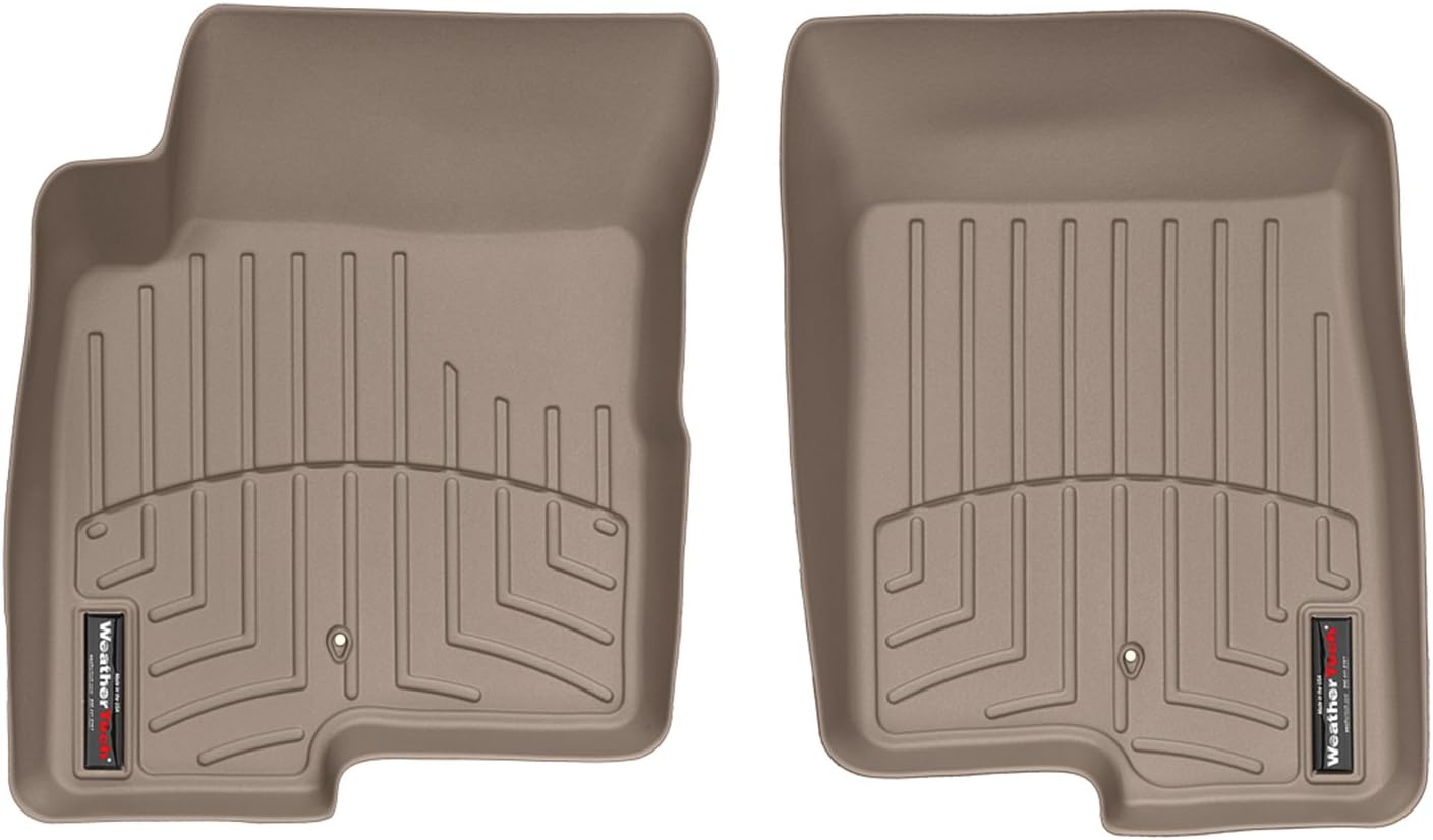 WeatherTech Custom Fit FloorLiners for Dodge Caliber, Patriot, Compass - 1st Row (440861), Black