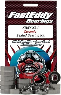 FastEddy Bearings Compatible with XRAY XB4 Ceramic Sealed Bearing Kit