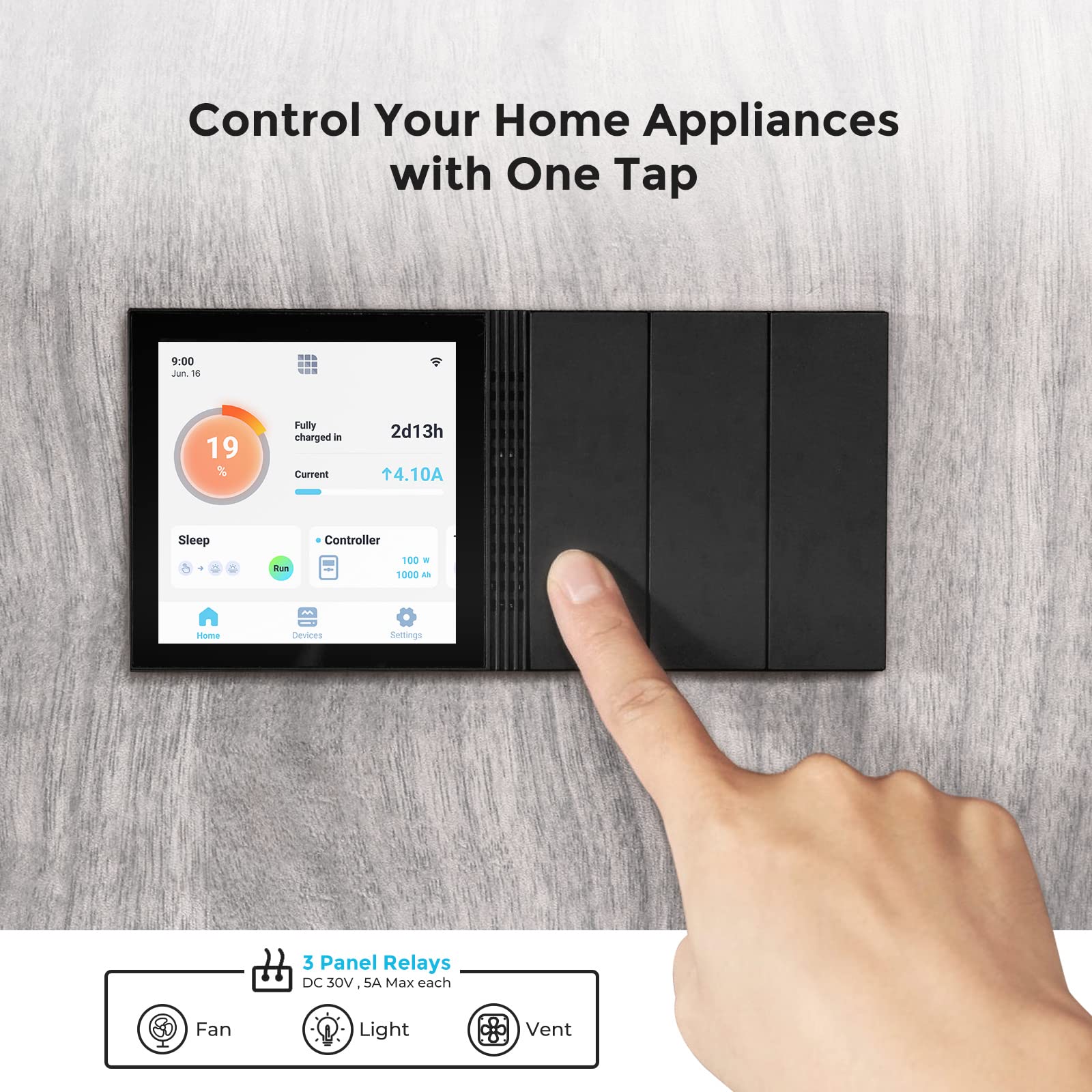 Renogy ONE Core All-in-One Panel - Energieüberwachung Für Off-Grid Systeme WLAN Off-Grid Überwachung Renogy ONE Core All-in-One Panel - Energieüberwachung Für Off-Grid Systeme WLAN Off-Grid Überwachung