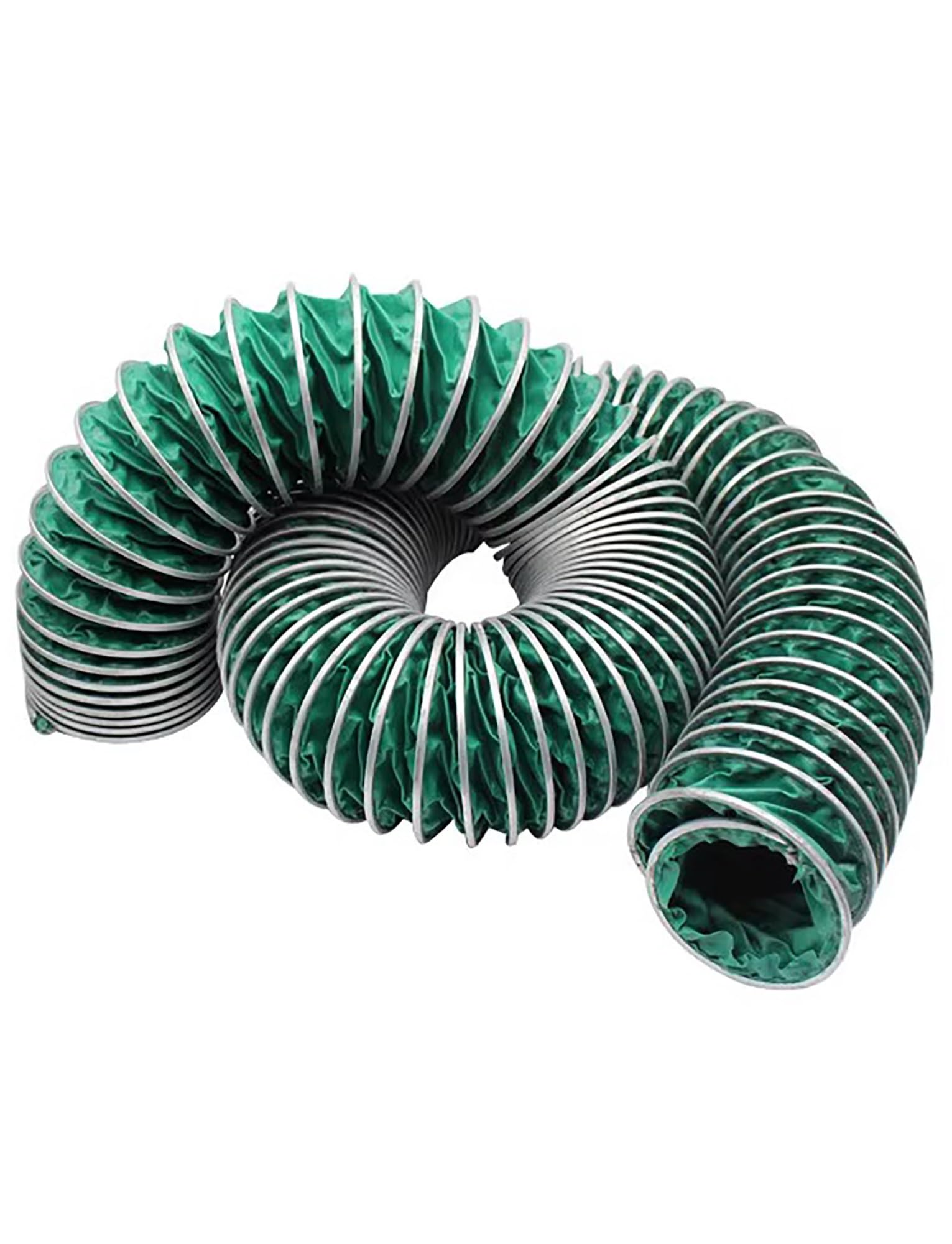 Conducto de aluminio flexible resistente al fuego, manguera de ventilación de alta temperatura para cocina, baño, taller y ventilador de escape (diámetro 25,5 cm x 500 cm)